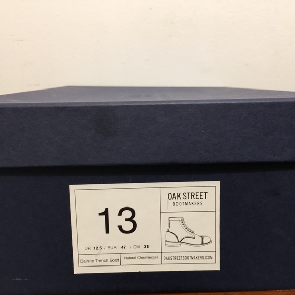 Oak Street Bootmakers Dainite  Sole Trench Boot. Size 13. Brand new - Picture 4 of 16